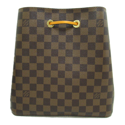 LOUIS VUITTON Neo Noe Shoulder Bag Brown Ebene Saffron Damier PVC coated canvas N40213