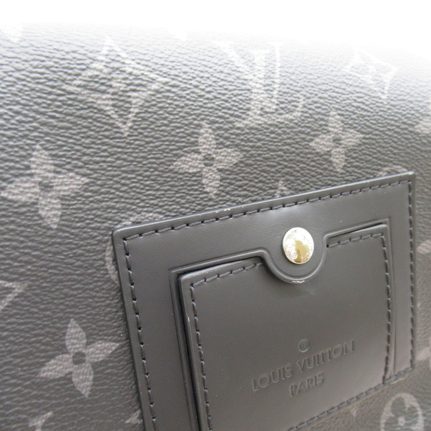 LOUIS VUITTON Messenger voyage PM Black PVC coated canvas M40511