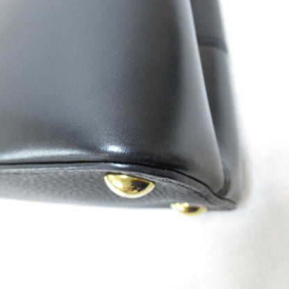 LOUIS VUITTON CapucineBB2way Shoulder Bag Black enamel Taurillon Clemence leather/snake M59269