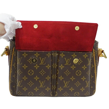 LOUIS VUITTON Bag Monogram Women's Shoulder Vivacite GM Brown 51163