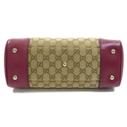 Gucci 257061 GG Tote Bag Canvas / Leather Women's GUCCI