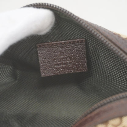 Gucci GG Canvas Pouch 29596 Women's Pouch Beige,Brown