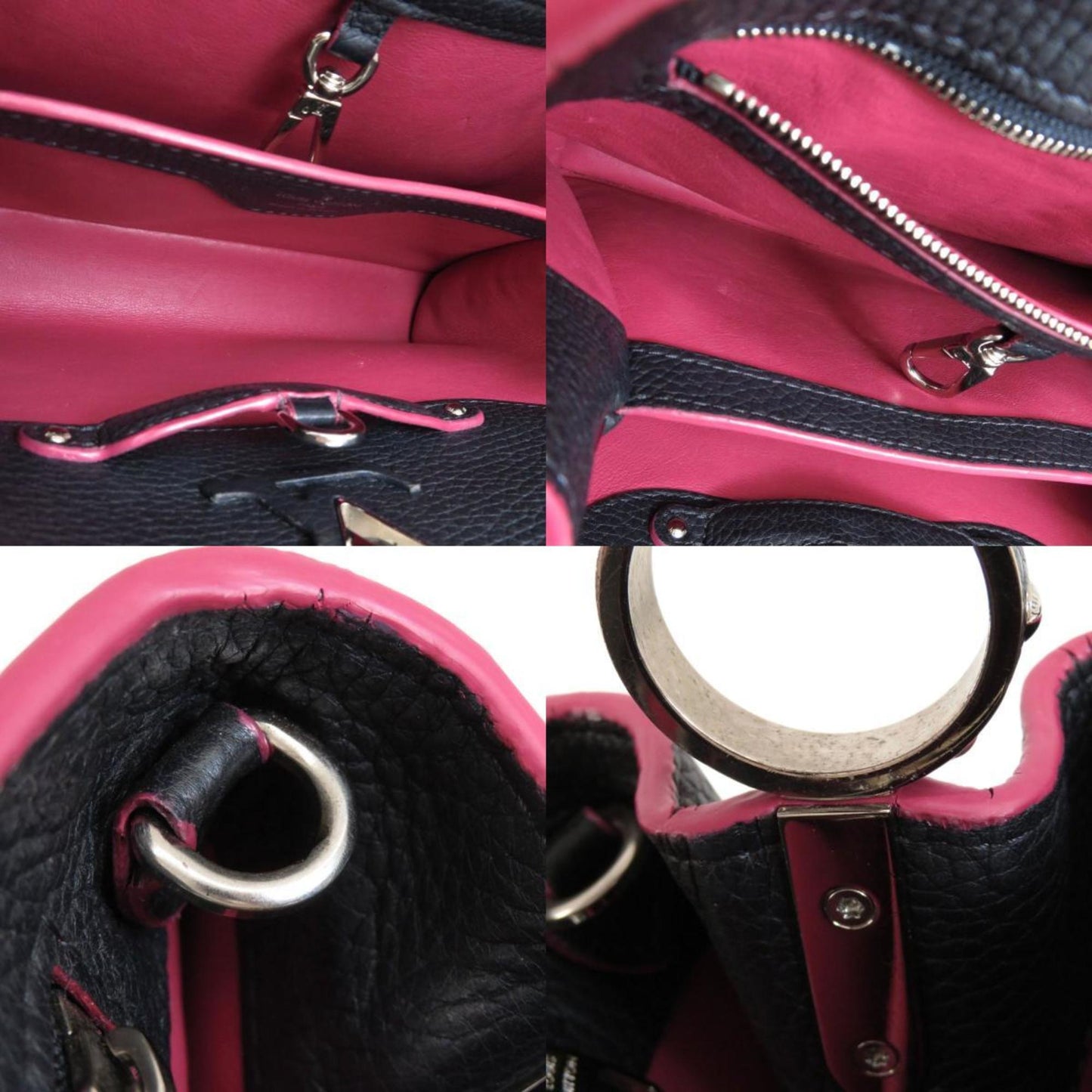 LOUIS VUITTON M94517 Capucines BB Handbag Taurillon Leather Ladies