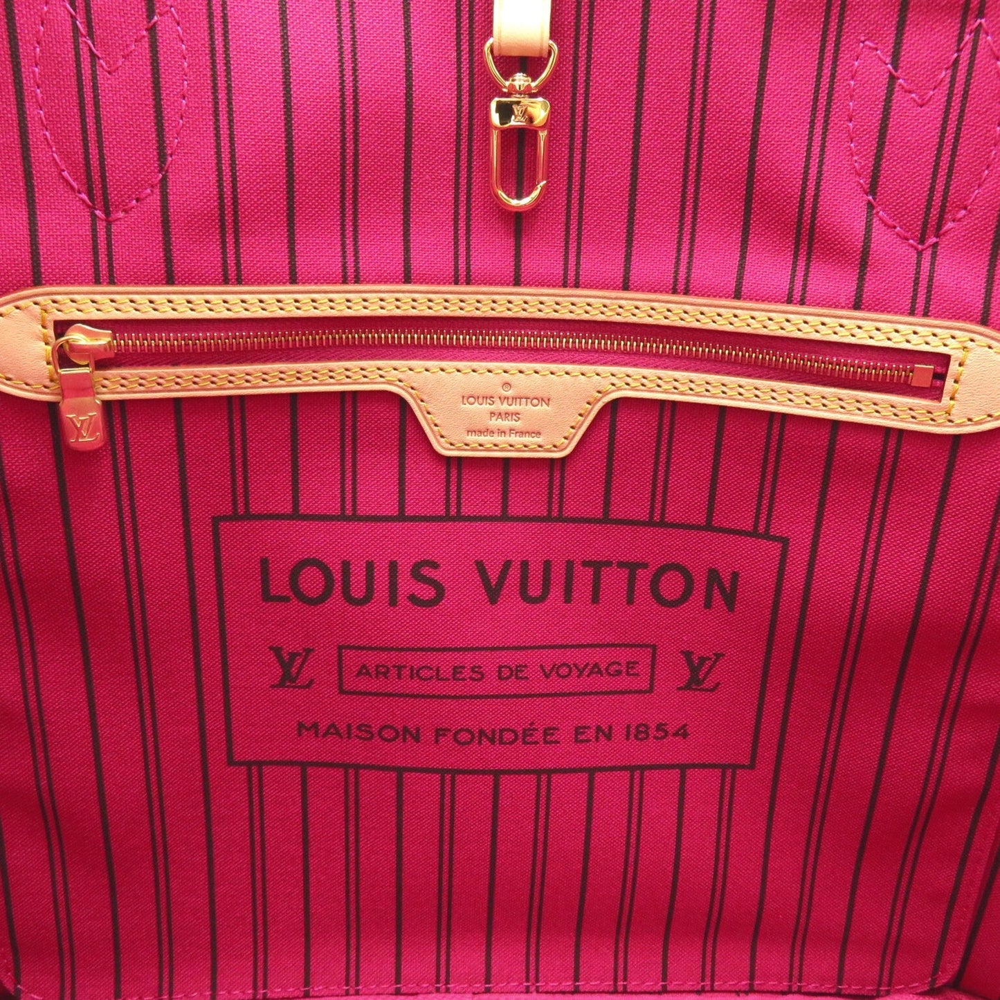 LOUIS VUITTON Neverfull MM Brown Pivoine Monogram PVC coated canvas M41178