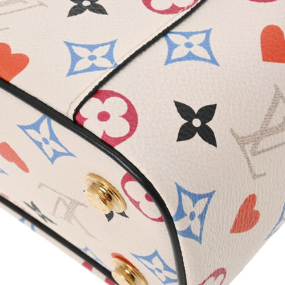 LOUIS VUITTON Monogram Game On Vanity PM Bron M57458 Women's Canvas Bag