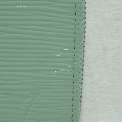 LOUIS VUITTON Zippy wallet Green Amand Epi-electric leather M60313