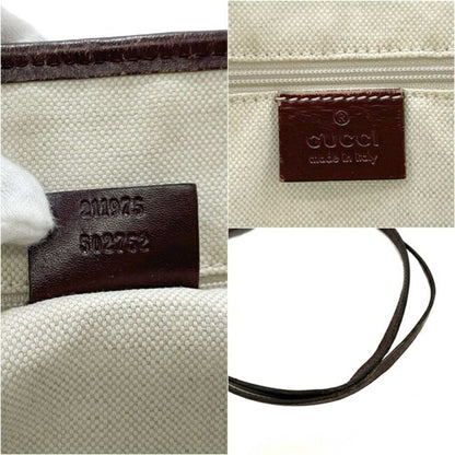Gucci Tote Bag Jolly Large Wine Red GG Neopren 211975 502752 Nylon Canvas GUCCI Ladies Handbag