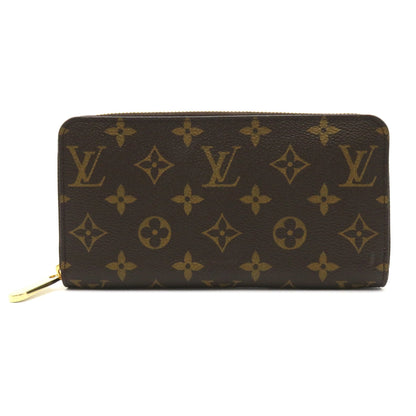 LOUIS VUITTON Zippy wallet Brown Pink Rose valerine Monogram PVC coated canvas M41894