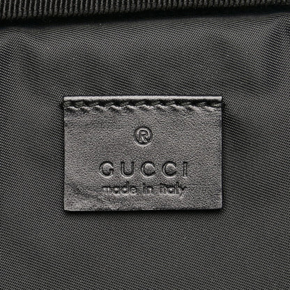 Gucci Embroidered Tiger Clutch Bag Laptop Case 473884 Black Canvas Ladies GUCCI
