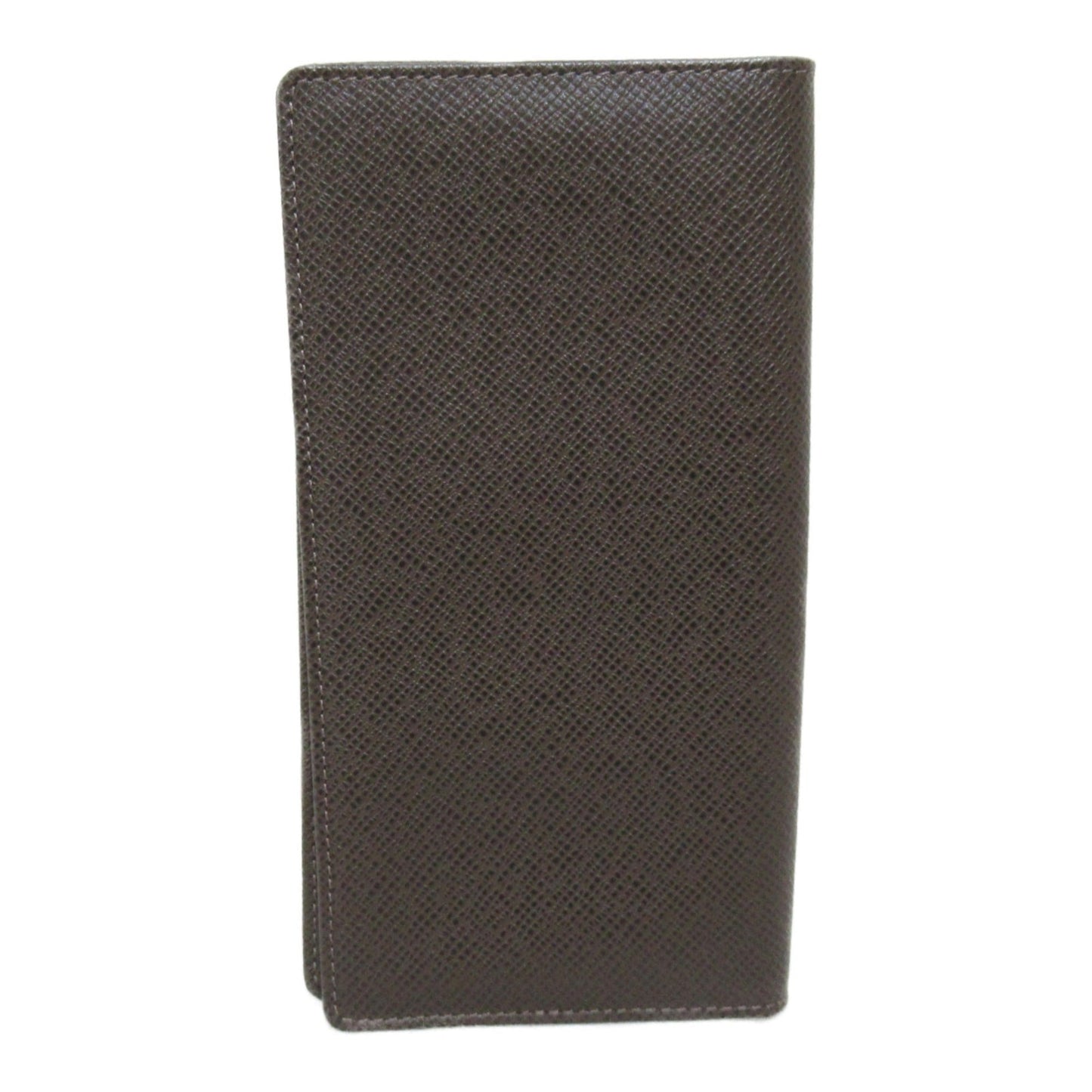 LOUIS VUITTON Porto Cartes Credit Billfold Brown Grizzly Taiga leather M31008