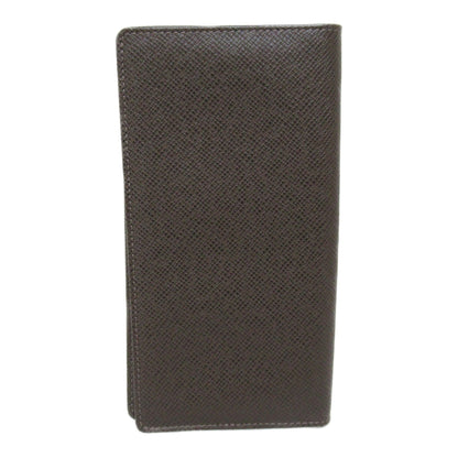 LOUIS VUITTON Porto Cartes Credit Billfold Brown Grizzly Taiga leather M31008