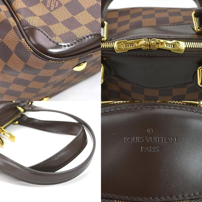 LOUIS VUITTON Handbag Damier Verona PM Canvas Brown Gold Women's N41117 e55814a