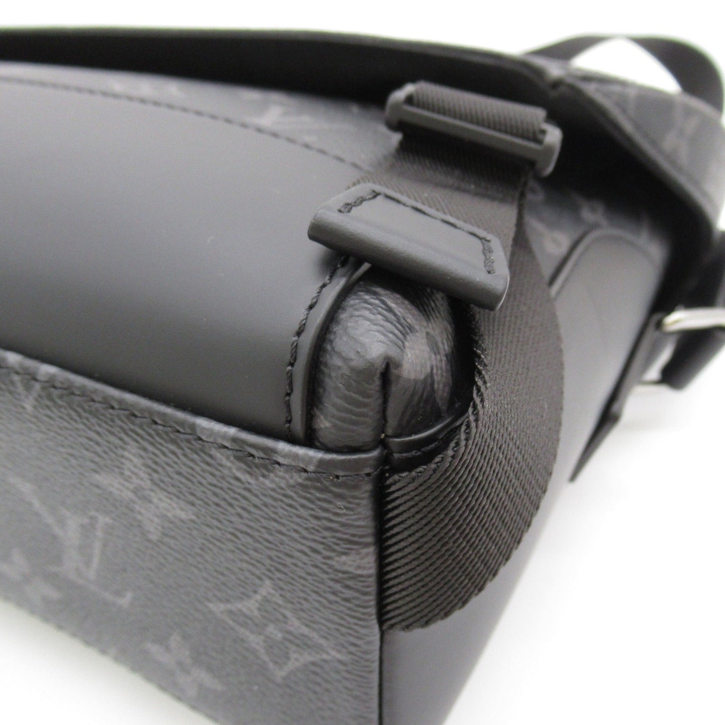 LOUIS VUITTON Messenger voyage PM Black PVC coated canvas M40511