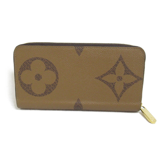 LOUIS VUITTON Zippy Wallet Round Long Wallet Brown Monogram / Giant PVC coated canvas M69353