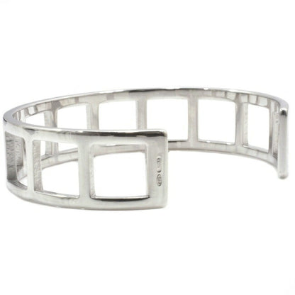 Gucci Bangle Silver Ag 925 GUCCI Bracelet Square Breath Unisex