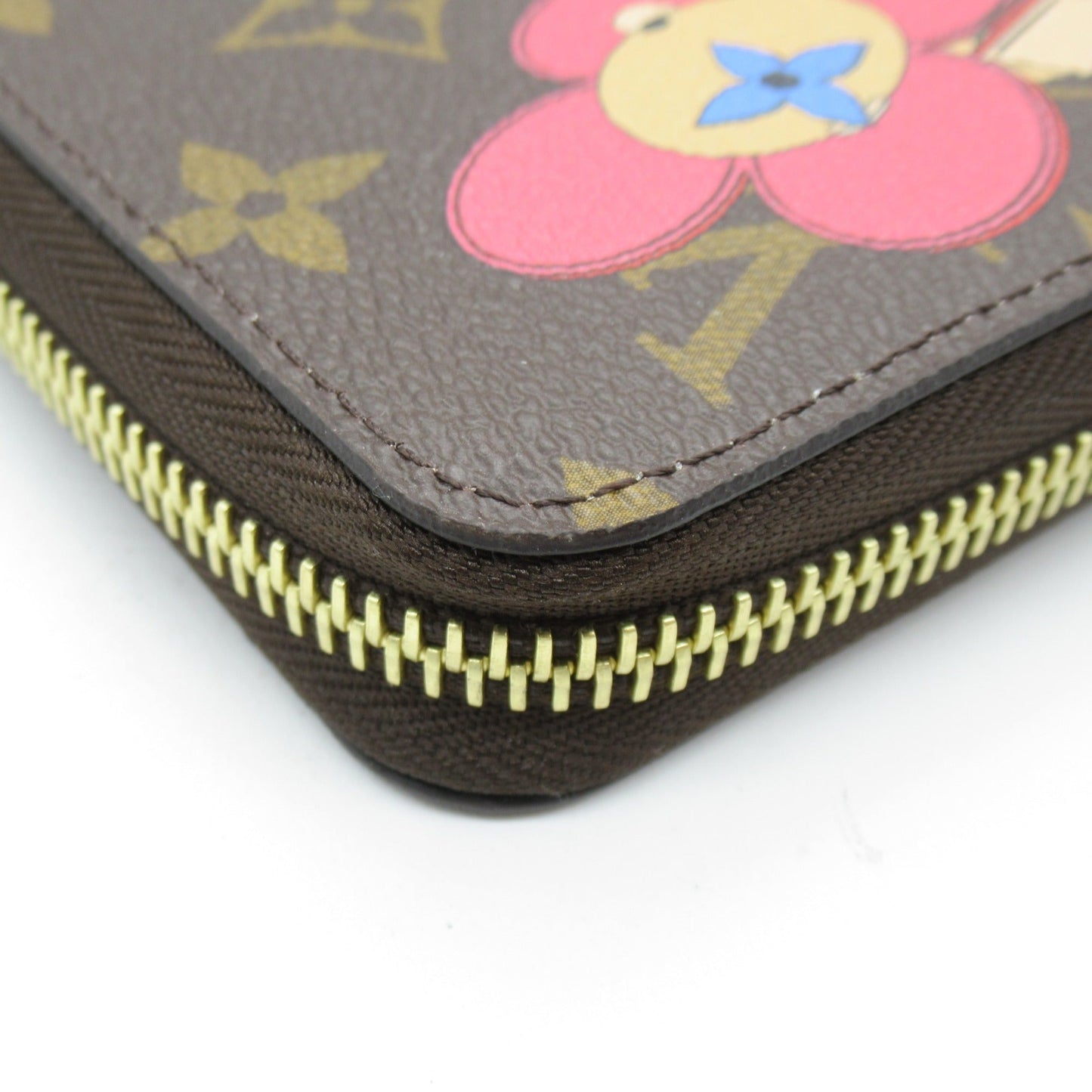 LOUIS VUITTON Zippy Wallet Japan Only Brown Rose valerine PVC coated canvas Monogram Vivienne M69054