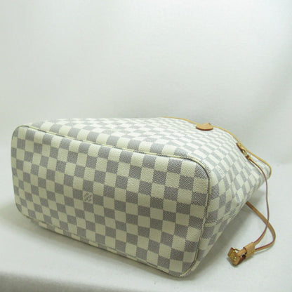 LOUIS VUITTON Neverfull MM Ivory Damier Azur PVC coated canvas N51107