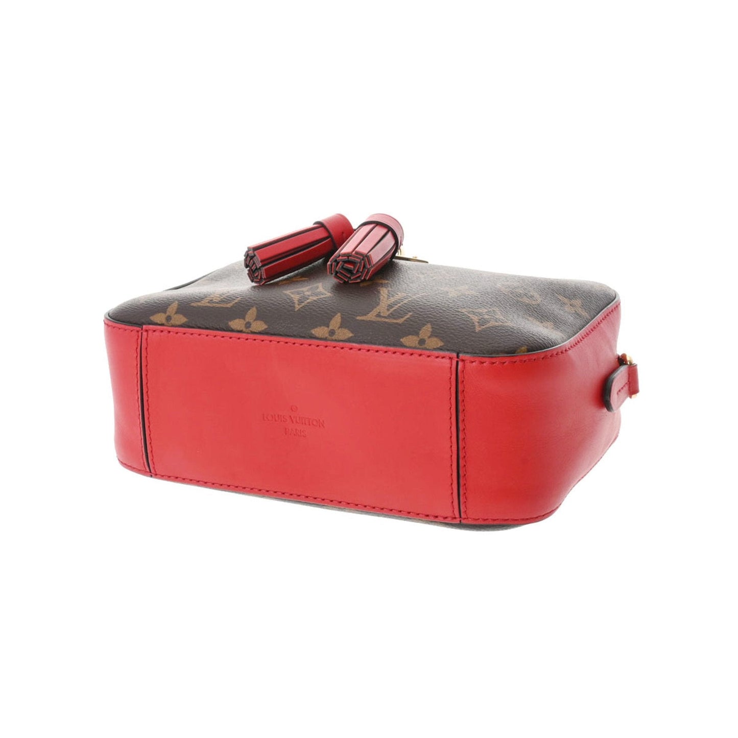 LOUIS VUITTON Monogram Santonju Coquelicot M43556 Ladies Canvas Shoulder Bag