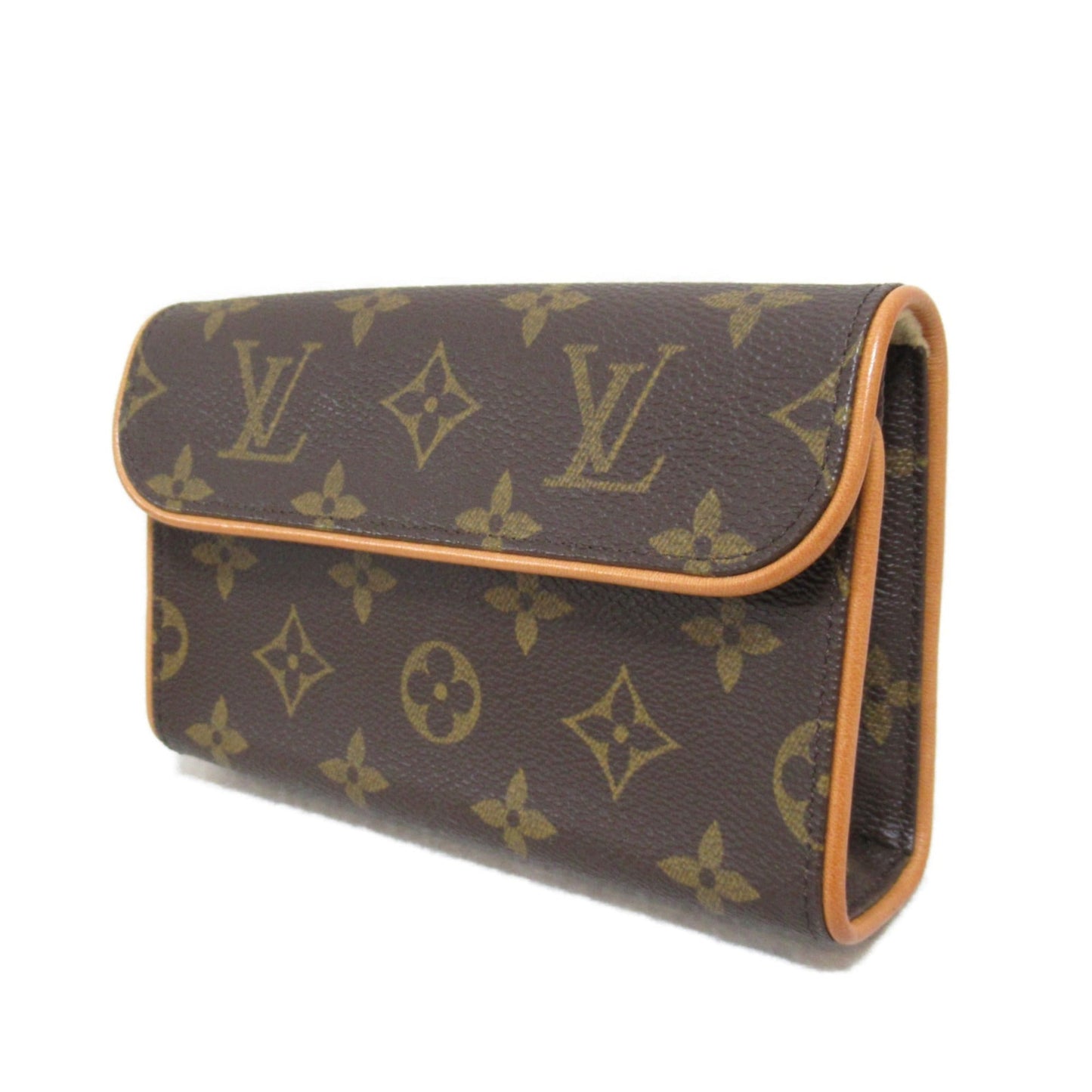 LOUIS VUITTON Pochette Florentine waist bag Brown Monogram PVC coated canvas M51855