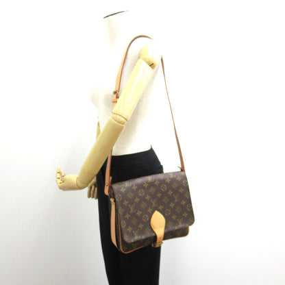 LOUIS VUITTON Cartouchiere 26 Brown Monogram PVC coated canvas M51252