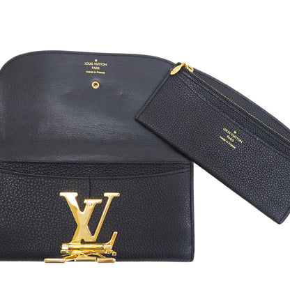 Louis Vuitton Portofeuil Vivienne M58266 Taurillon Leather Noir