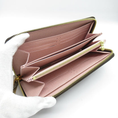 LOUIS VUITTON Zippy Wallet Japan Only Brown Rose valerine PVC coated canvas Monogram Vivienne M69054
