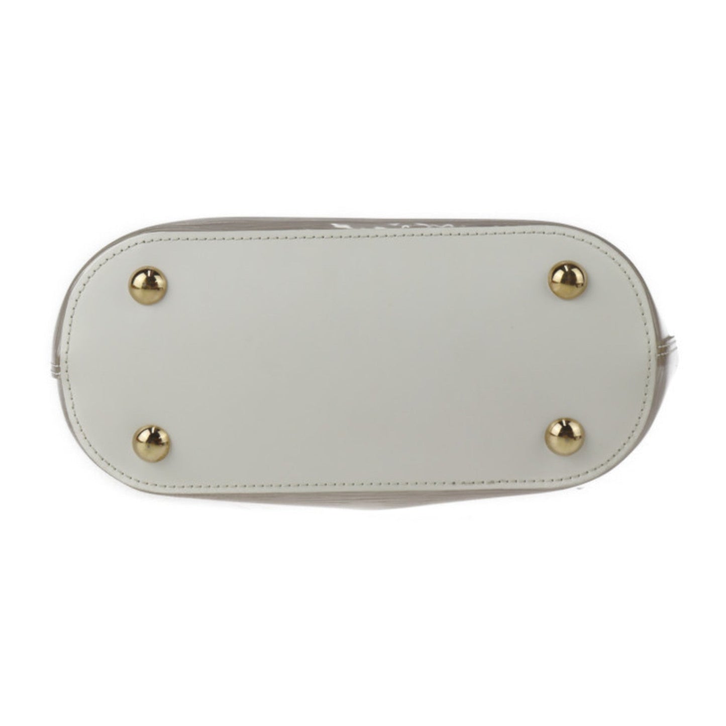 LOUIS VUITTON Mini Lagoon Bay Epi Plage Handbag M92263 PVC Leather Greige White Gold Hardware