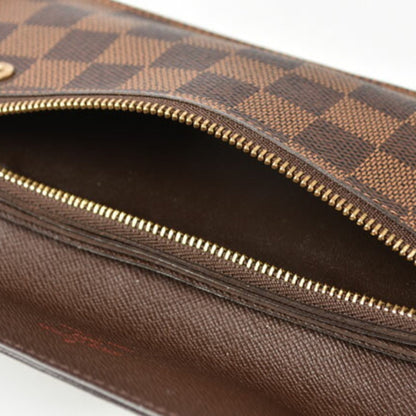 LOUIS VUITTON Wallet Chain  Long Portefeuille Accordeon Damier N60002