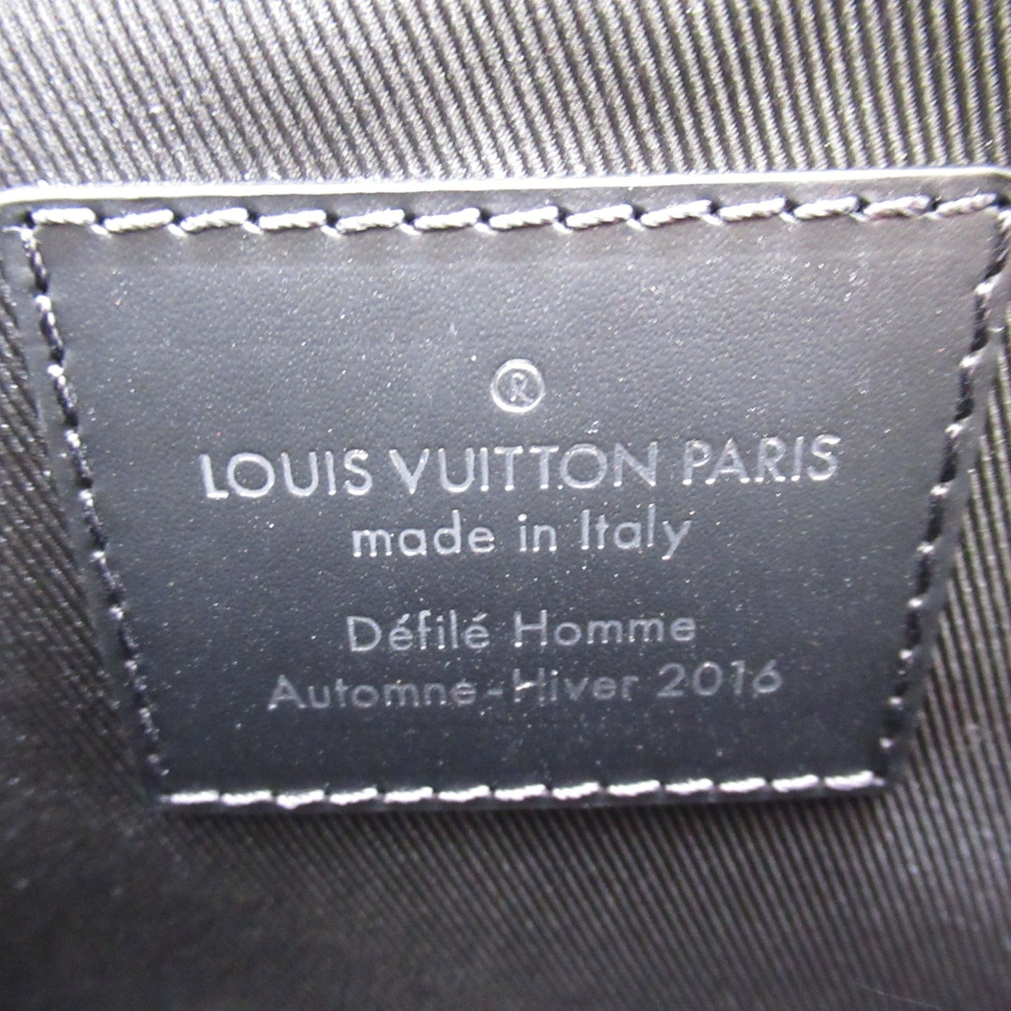 LOUIS VUITTON Messenger voyage PM Black PVC coated canvas M40511