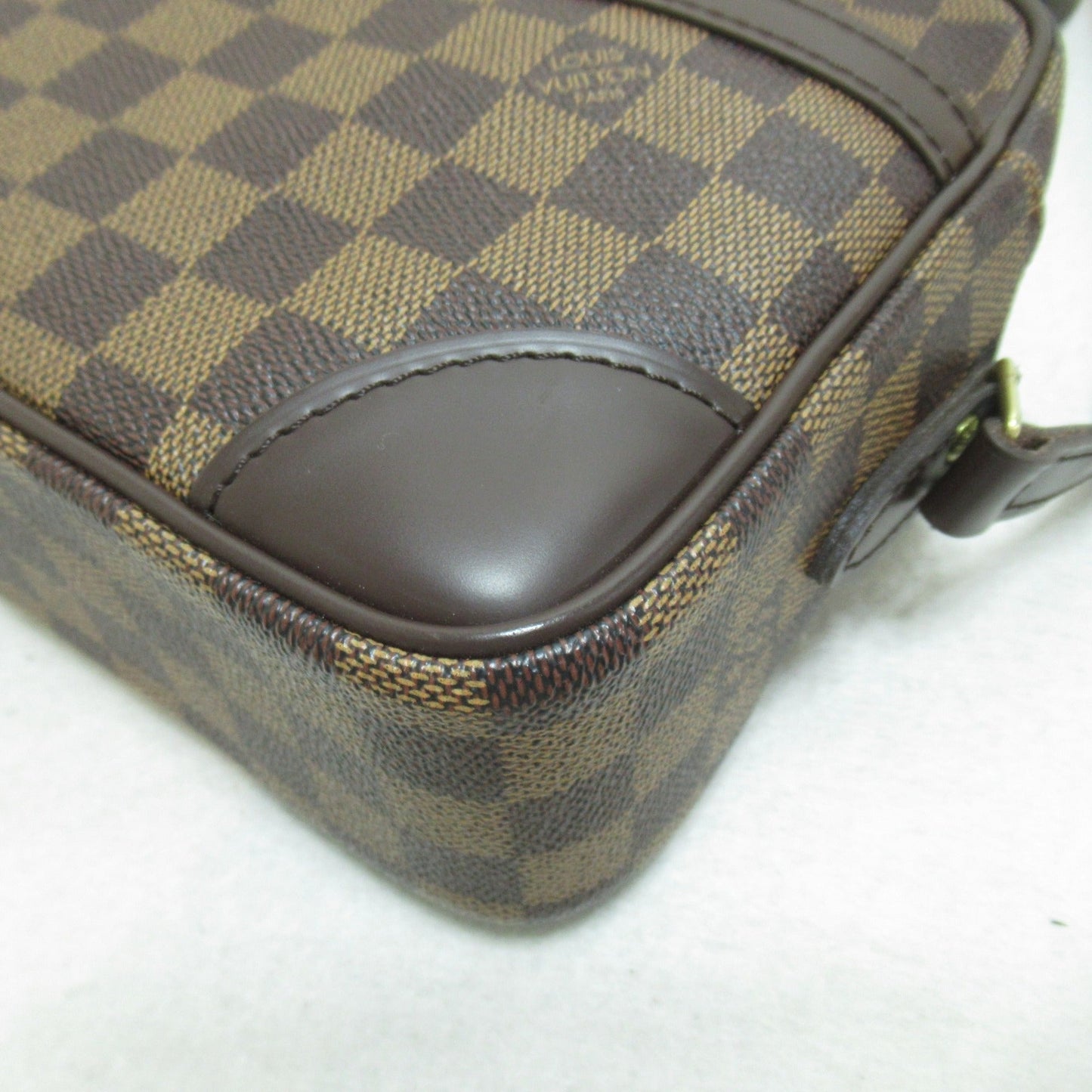 LOUIS VUITTON Trocadero 27 Brown Ebene Damier PVC coated canvas N48085