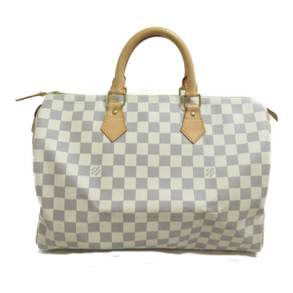 LOUIS VUITTON Speedy 30 handbag White Damier Azur PVC coated canvas N41533