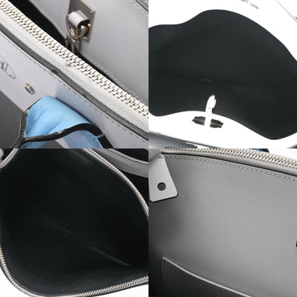 LOUIS VUITTON City Steamer MM Black Gray Blue M42435 Ladies Calf Bag