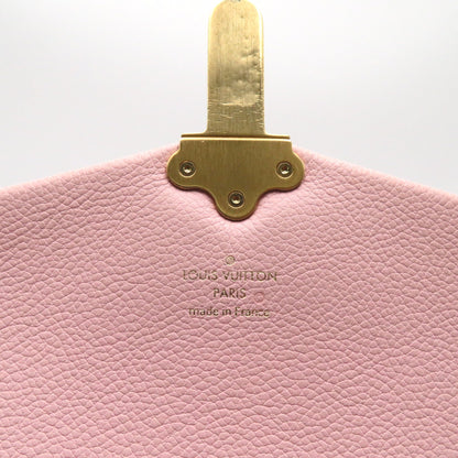LOUIS VUITTON Brown Pink Magnolia Damier PVC coated canvas leather N44244