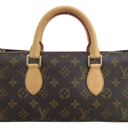 LOUIS VUITTON Handbag Monogram Popincourt Canvas Brown Women's M40009 e54399a