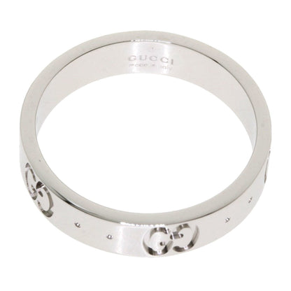 Gucci Icon # 10 Ring / K18 White Gold Ladies GUCCI