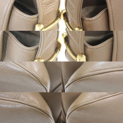 Gucci double G leather shoulder bag camel shop card ladies