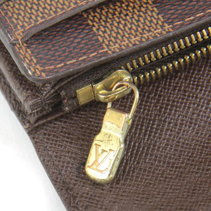 LOUIS VUITTON Portefeuille Sara N63209 Long Wallet Damier Canvas Women's