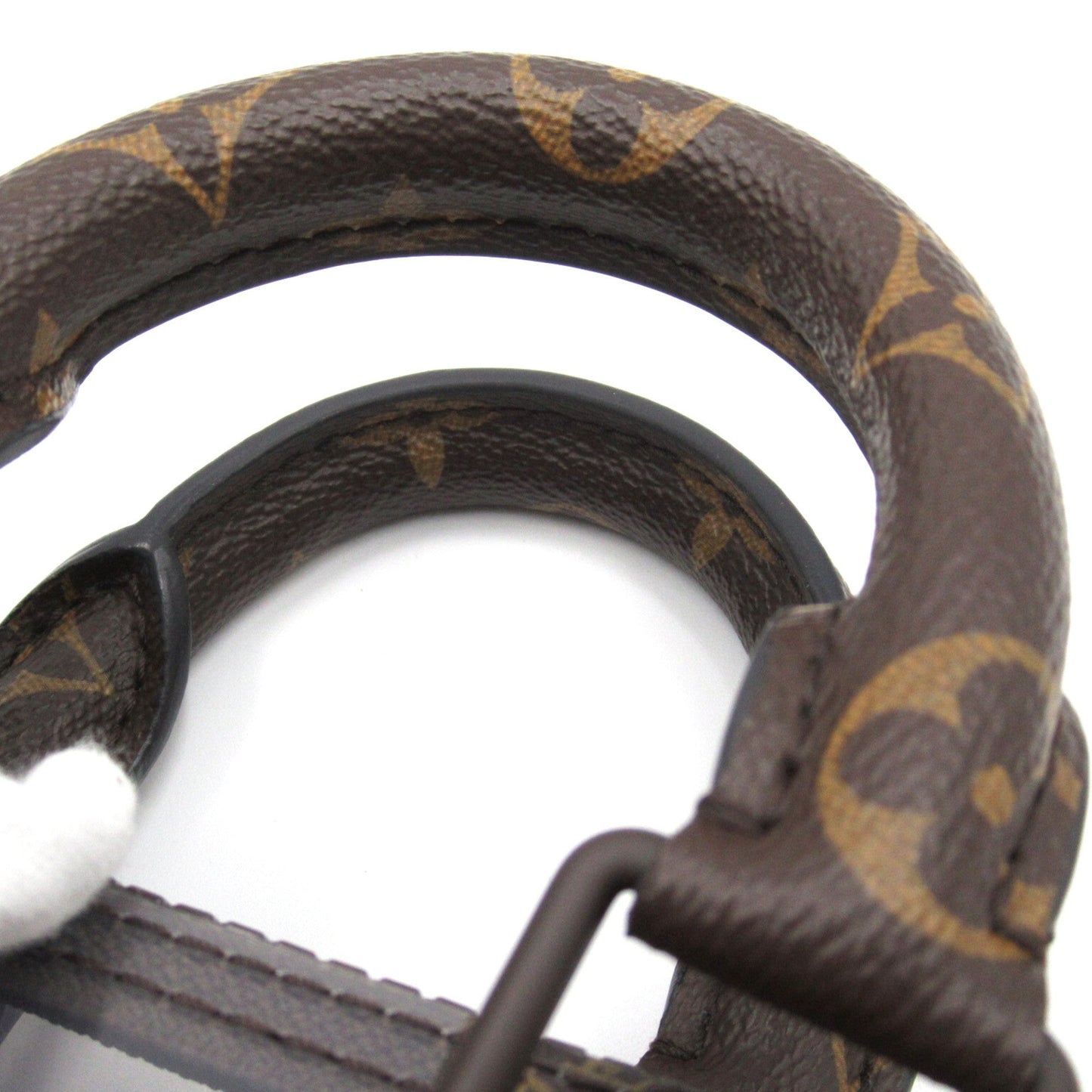 LOUIS VUITTON Keepall Bandouliere 25 Brown Clear PVC coated canvas Monogram Chess M20872