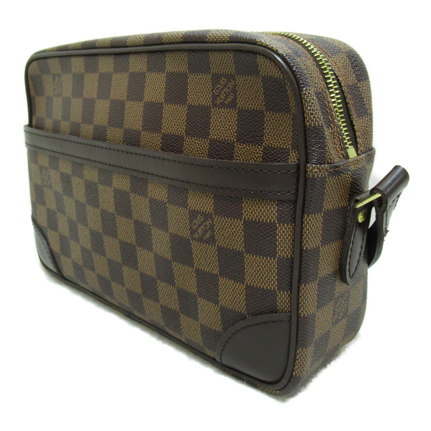 LOUIS VUITTON Trocadero 27 Brown Ebene Damier PVC coated canvas N48085