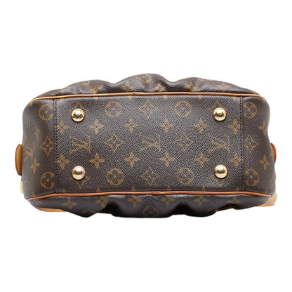 LOUIS VUITTON Monogram Clara Handbag M40057 Brown PVC Leather Ladies