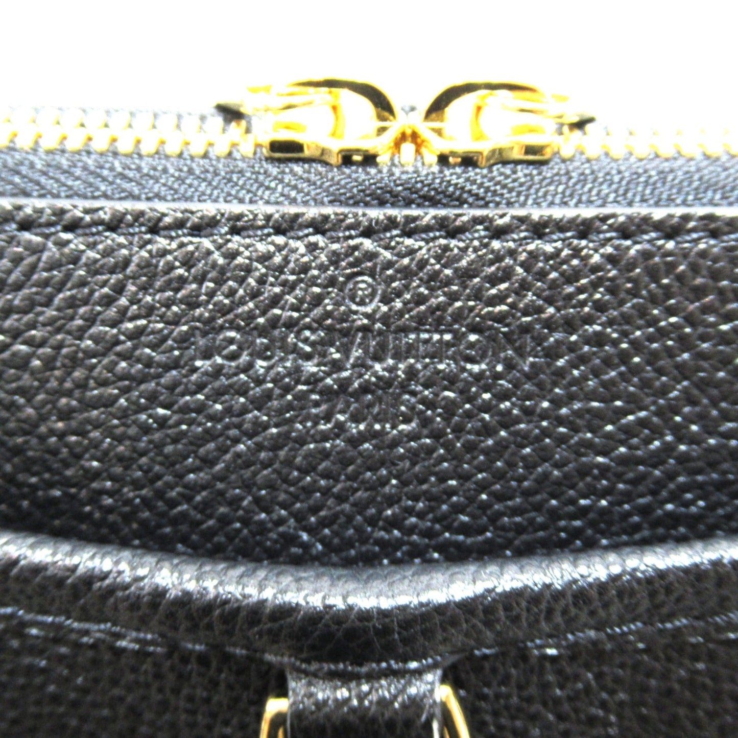 LOUIS VUITTON Trianon PM 2wayShoulder Bag Black Black Monogram empreinte leather M46488