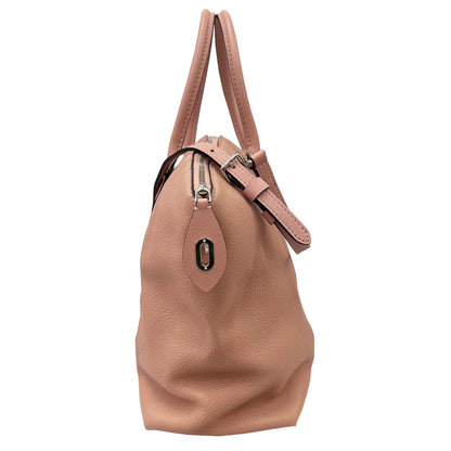 LOUIS VUITTON Lockit MM Parnacea Handbag Shoulder Bag M94594 AR4124 Leather Magnolia Pink Series Silver Hardware Women's