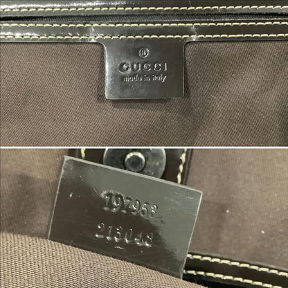 Gucci (Gucci) GG Pattern Tote Bag PVC Coated Canvas Brown Enamel 197953.213048 Women's