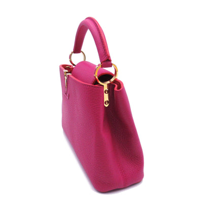 LOUIS VUITTON CapucineBB Pink Taurillon Clemence Leather leather M90294