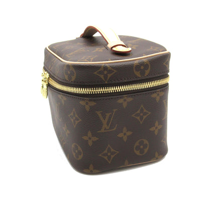 LOUIS VUITTON Nice Mini Vanity Bag Brown Monogram PVC coated canvas M44495