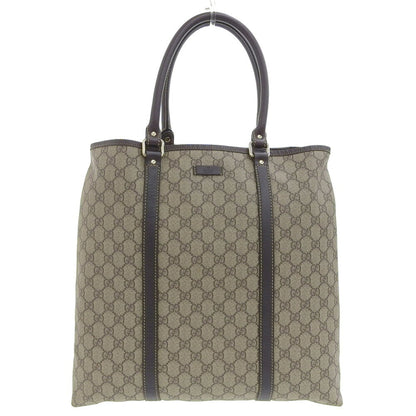 Gucci GG plus handbag business bag tote beige brown 223668 002058