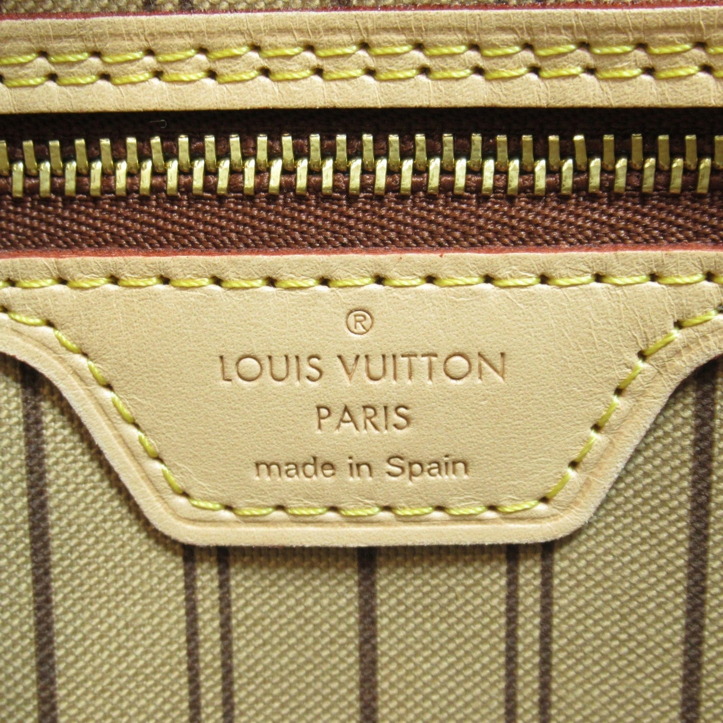 LOUIS VUITTON Neverfull MM Brown Pivoine Monogram PVC coated canvas M41178