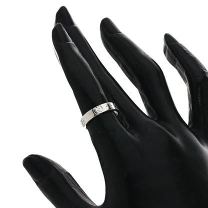 Gucci Icon Ring # 8 K18 White Gold Ladies