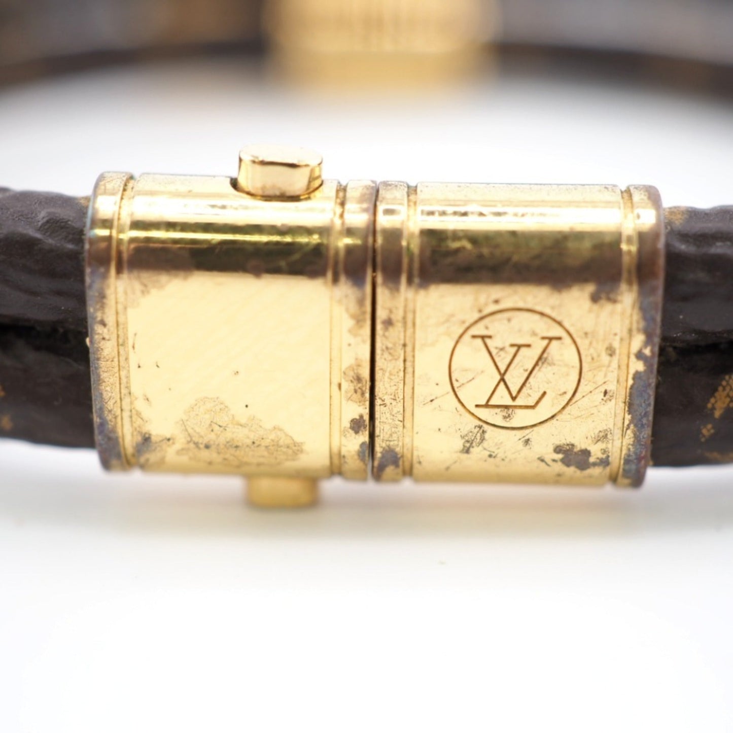 LOUIS VUITTON M6640F Bracelet Keep It Twice Monogram Brown Women's