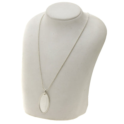 Gucci Plate Necklace Silver Ladies GUCCI